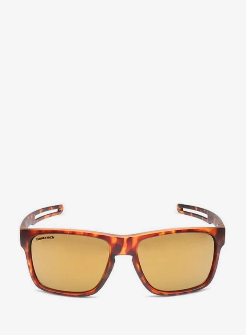 fastrack Brown Wayfarer Men Sunglasses (P415BR3|56)