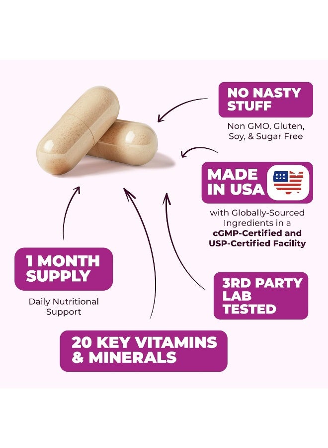 Vimerson Health Women's Daily Multivitamin Multimineral Supplement - 60 Capsules - Image 4