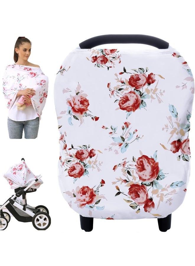 Hicoco Privacy Baby Car Seat Covers - Stroller Canopy Nursing and Breastfeeding Covers - Image 1