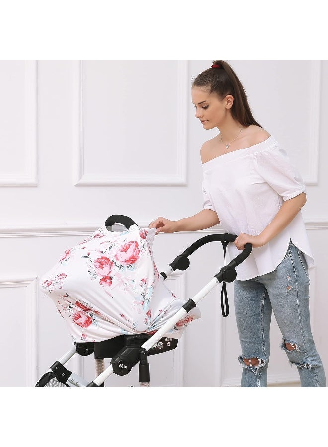 Hicoco Privacy Baby Car Seat Covers - Stroller Canopy Nursing and Breastfeeding Covers - Image 4