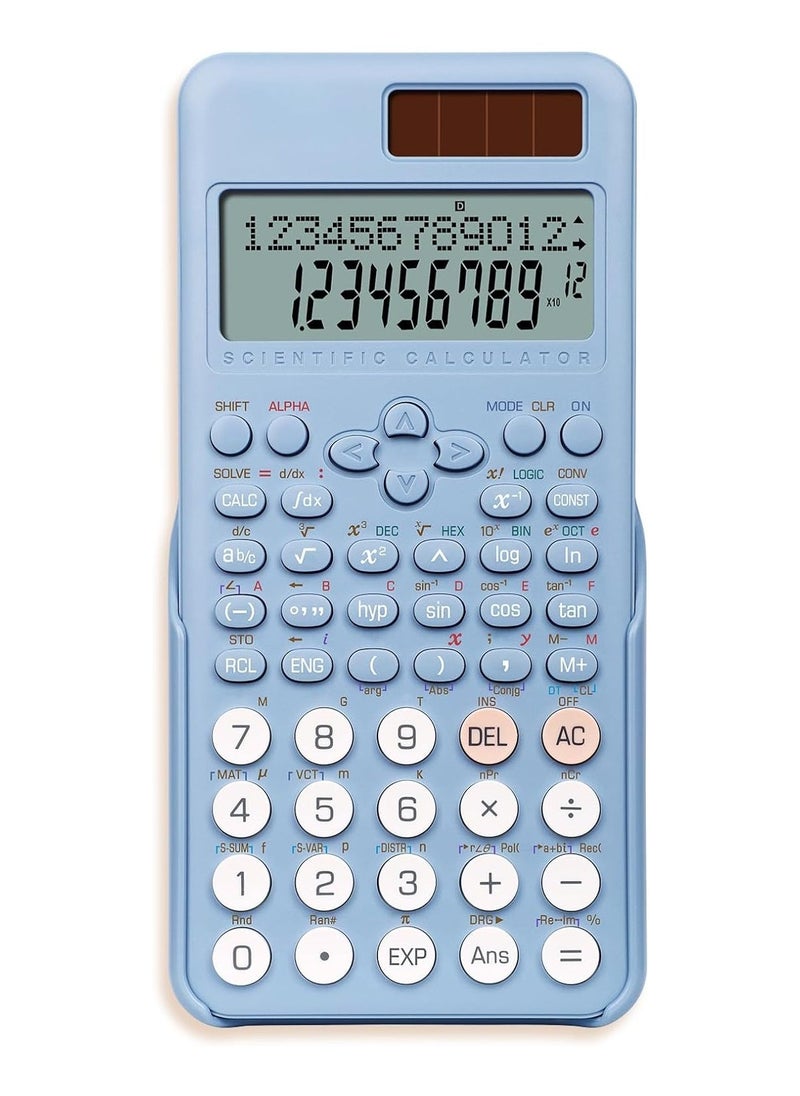 Scientific Calculator for Students, Standard Scientific Calculator, 2-Line Math Calculator with Dust Cover, Middle and High School Supplies for Sudents, Portable and Cute School Office Supplies - Image 4