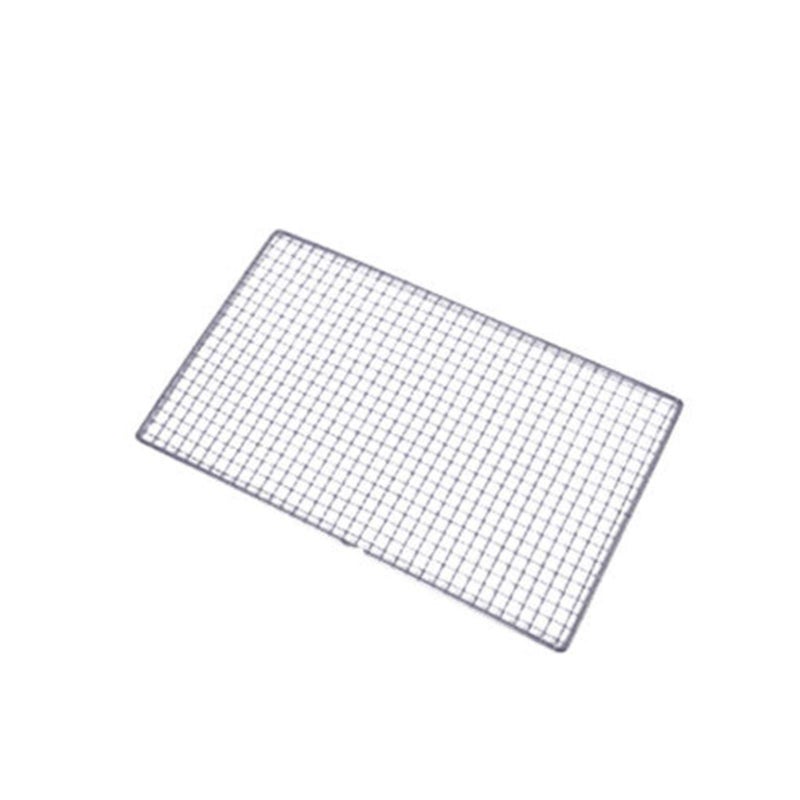 GEZICHTA Carbon Baking Mesh Mats, Barbecue Grill Net - Stainless Steel Cross Wire, 2540cm for Outdoor Picnic, BBQ - Image 1