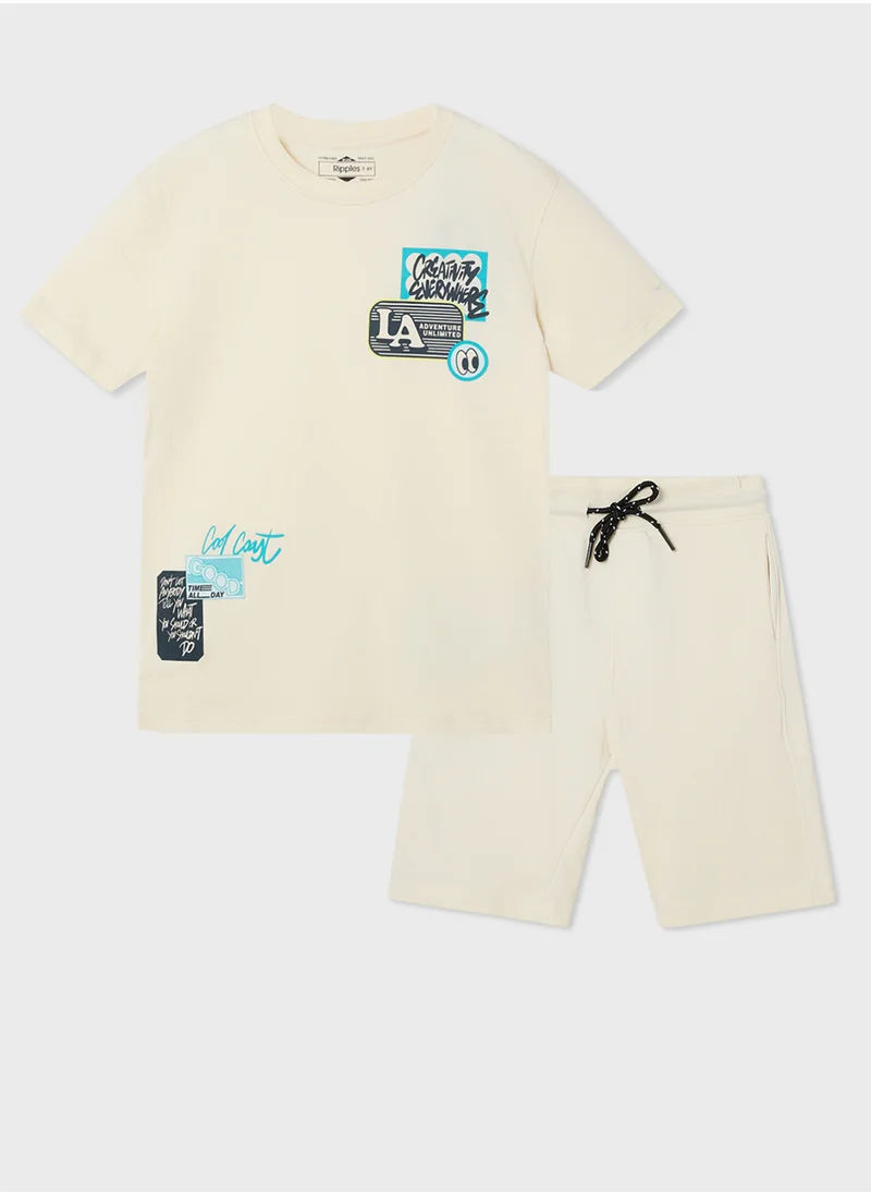 ريبلز مع نمشي Boys 2Pcs Sets