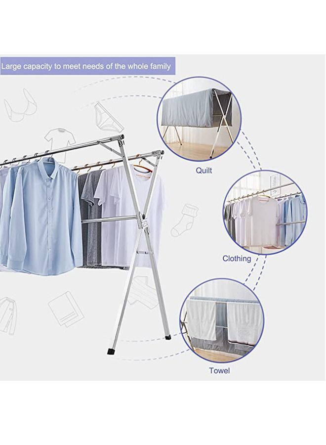 إن كي أكس قابل للتعديل تجفيف الغسيل الغسيل مجفف الملابس القابل للطي - Image 3