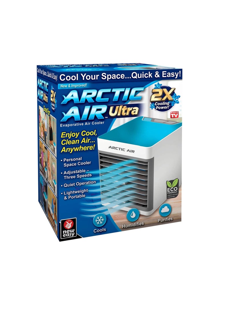 ARCTIC AIR Portable Arctic Air Ultra Mini Conditioner USB Portable 3in1 Humidifier And Purifier Cooler For Personal Space Blue/White - Image 5