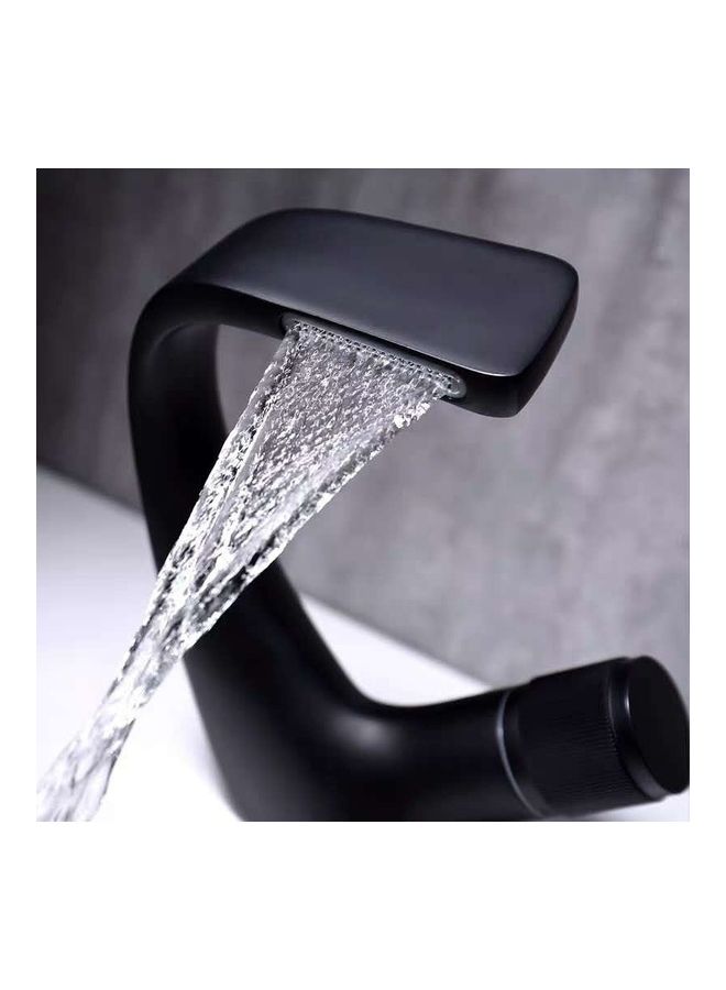 Loquat Hot and Cold Water Adjustable Basin Faucet Black - Image 4