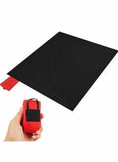 Mini Pocket Picnic Blanket(27.56 * 43.31 In ), Foldable Beach Blanket Lightweight Waterproof Beach Camping Travel Mat with Portable Bag for Hiking Walking Traveling Outdoor Activities