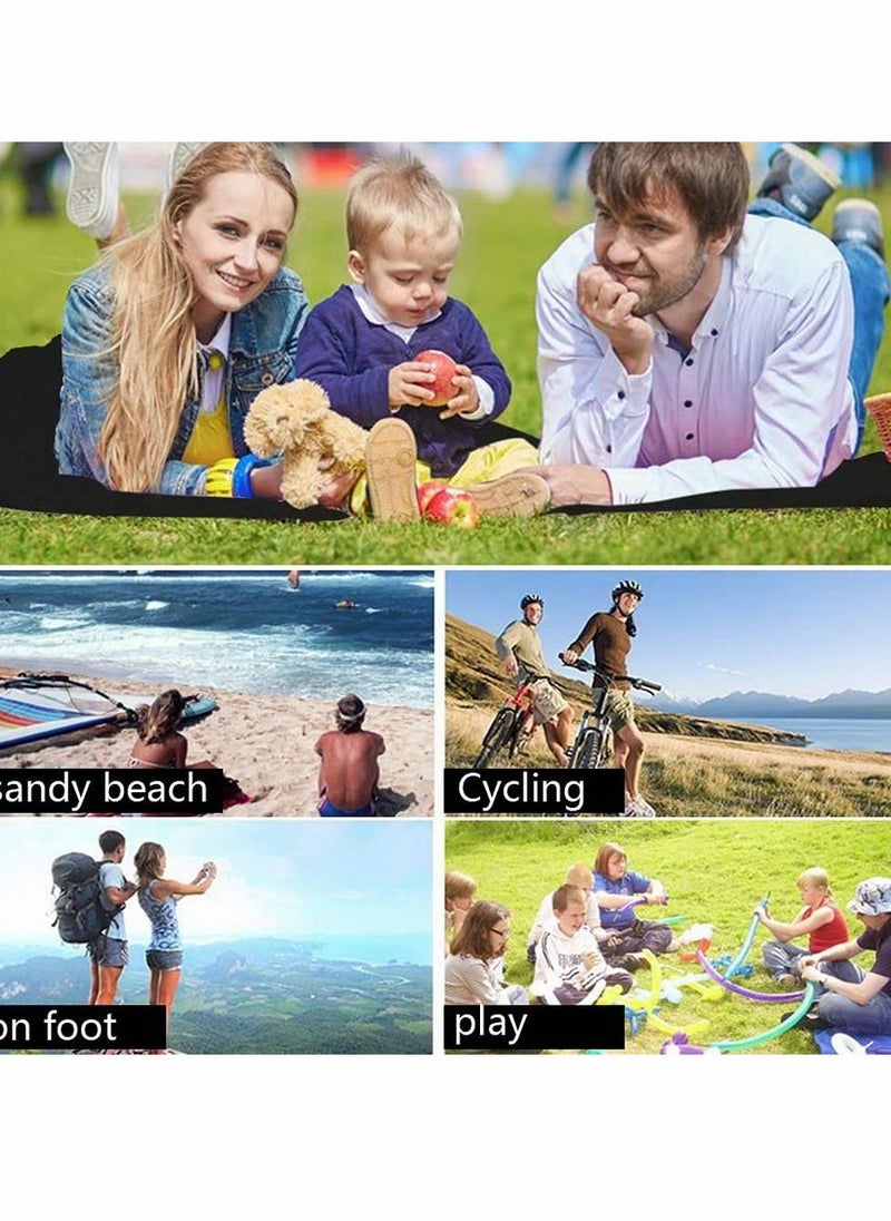 Excefore - Mini Pocket Picnic Blanket(27.56 * 43.31 In ), Foldable Beach Blanket Lightweight Waterproof Beach Camping Travel Mat with Portable Bag for Hiking Walking Traveling Outdoor Activities - Image 1