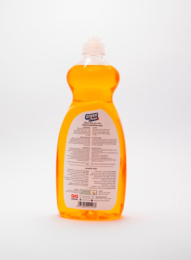 Green Clean Dishwashing Liquid Orange 1250ml - Image 2
