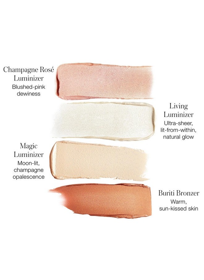 آر إم إس بيوتي مجموعة مكياج RMS Beauty Glow Quad Mini - لوحة مكياج، مكياج كريمي مُضيء، لوحة أحمر خدود، لون شفاه خدود، مكياج مُضيء، لوحة مكياج للوجه، الكل في واحد  - Image 4