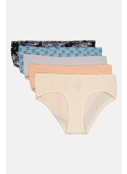 CXL by Christian Lacroix Women 5 Pack Allover Solid Panties, Blush  - Image 1