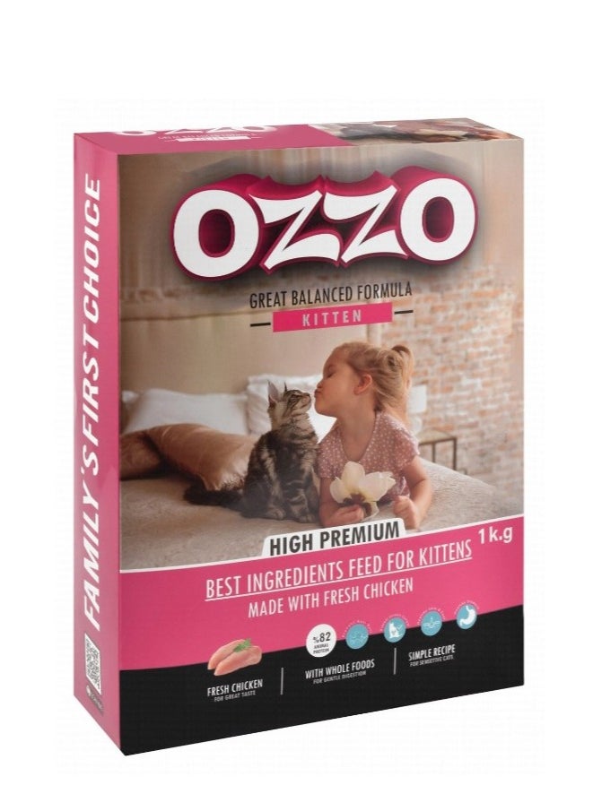 OZZO Dry Food with Chicken for Kittens 1kg 