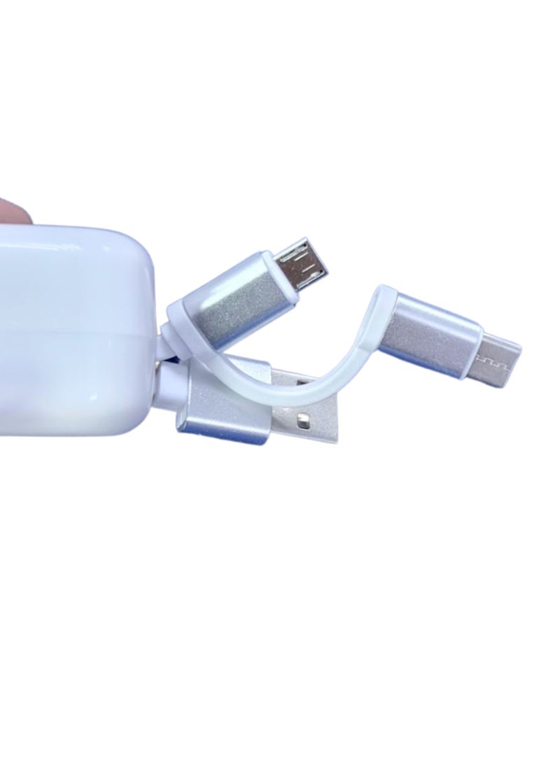 Huawei Gift Retractable USB Carry Case Charging and Data cable USB C and Micro 5 in One