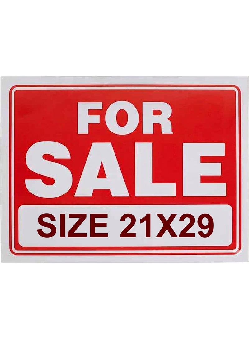 RYN Sticker Sale Sign for Car and Auto Sales Rust Free Clear and Visible Text Long Lasting with A Space to Hand Write White and Red Vinyl sticker Sign for Business or Personal Use 4Pack - Image 2