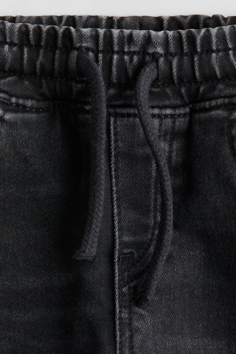 H&M Cotton Denim Joggers  - Image 3