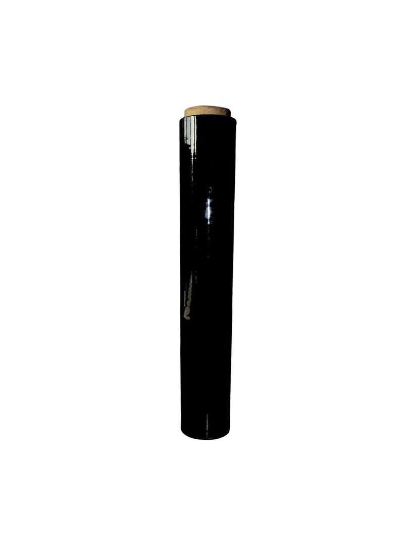 Nice Pack Black Stretch Film Cling Film with Tension Control Handle, Industrial Strength, Durable, Extra Thick, Heavy Duty Shrink Film - Size 50cmx1kg  - Image 1