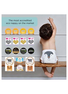 Kit & Kin KIT & KIN Eco Friendly Baby Diapers Size 6 | Soft Flash Dry Disposable Diapers, Superior Leak Protection Hypoallergenic for Skin Protection Baby Diapers (Size 6 - Pack of 24)  - Image 3