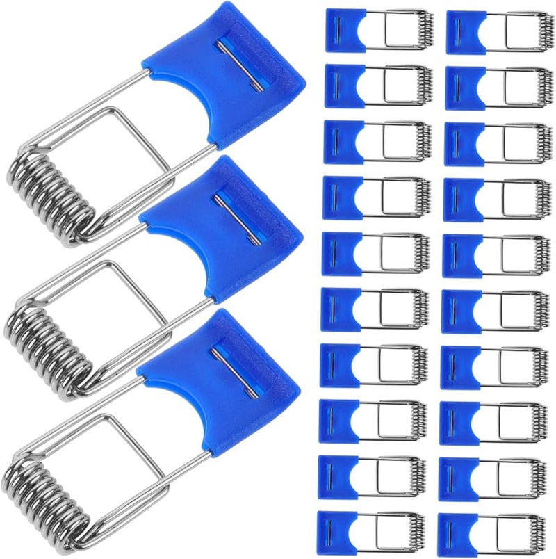 Recessed Light Spring Clips 100Pcs Durable Retaining Clamps for Tube and Panel Lights Replacement - Image 1