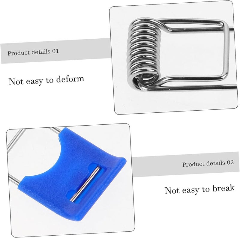 Recessed Light Spring Clips 100Pcs Durable Retaining Clamps for Tube and Panel Lights Replacement - Image 5