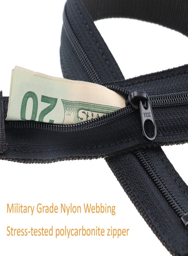 Thomas Bates Big and Tall Hiker Money Belt (Black) - Image 3