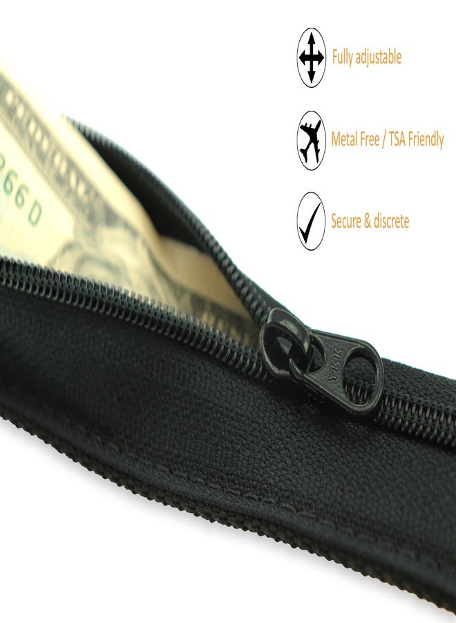 Thomas Bates Big and Tall Hiker Money Belt (Black) - Image 2