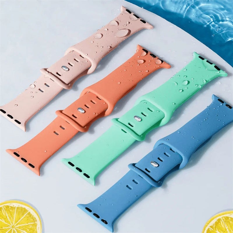 Wine Red Comfortable Sports Accessory Lightweight Durable Apple Watch Strap 42 44 45 49 46mm Butterfly Clasp Casual Band Compatible Series 1 2 3 4 5 6 7 8 9 10 11 Ultra Men Women - Image 4