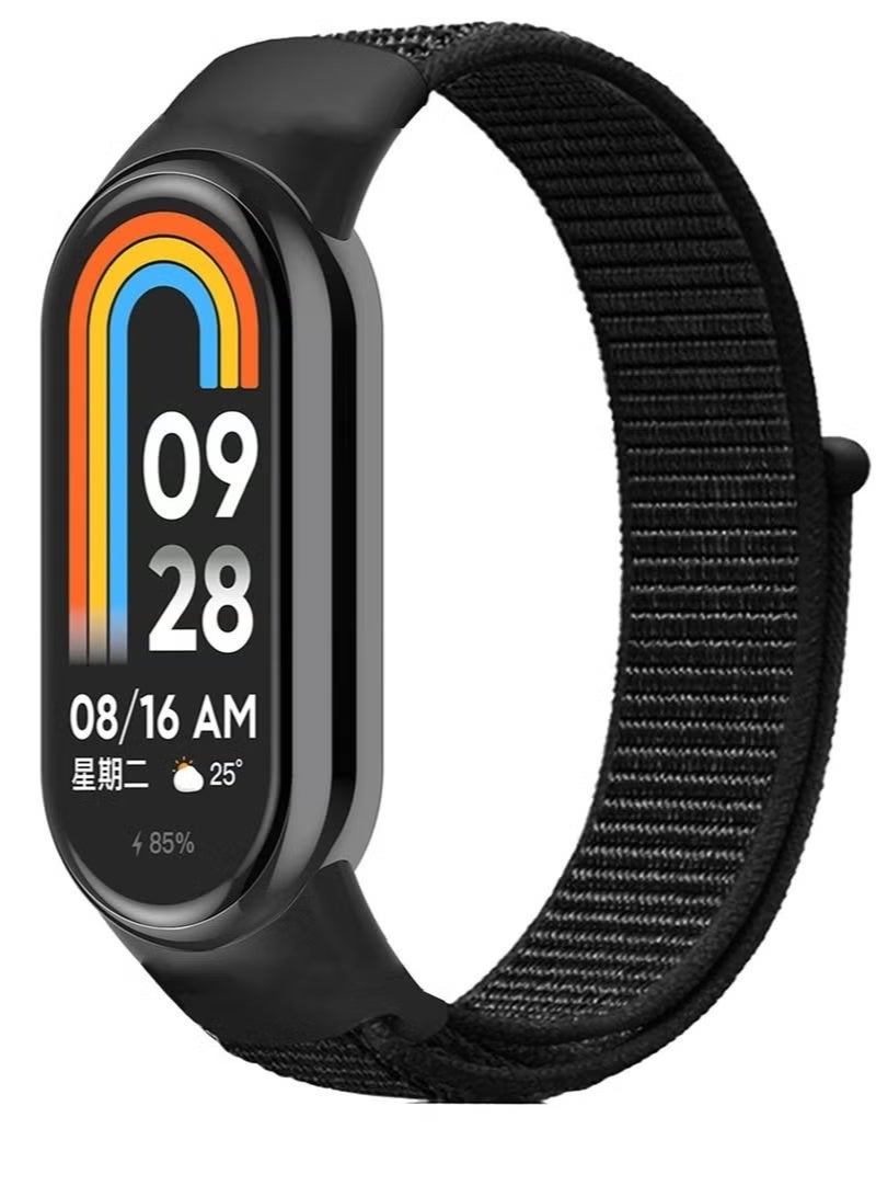 DeHuCg Nylon Strap Compatible with Xiaomi Mi Band 10/Mi Band 9/Mi Band 8 Soft Adjustable Band for Men and Women - Image 1