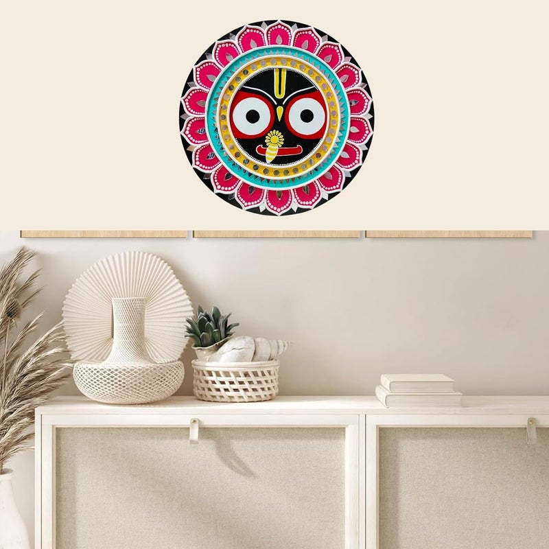 Decordial Jagannath lippan Art Materials DIY kit with Jagannath Designs Premarked MDF Board (2 pcs premarked Art Board, Ideal for Festive Gifting, Artists, Students - Image 4