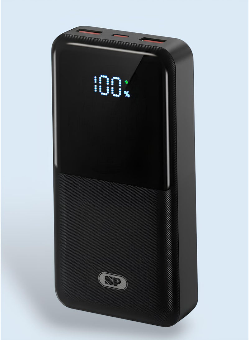 أس بي بسعة 20000mAh باور بانك مع تقنية 20W PD وQC3.0 | شاحن محمول سريع مع مخرجي USB بقوة 22.5W - Image 2