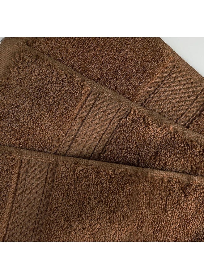 TM HOME 100% Natural Cotton Towel 120*60– Brown Color – Ultra-Soft, Highly Absorbent & Hotel-Grade Luxury Quality - Image 4