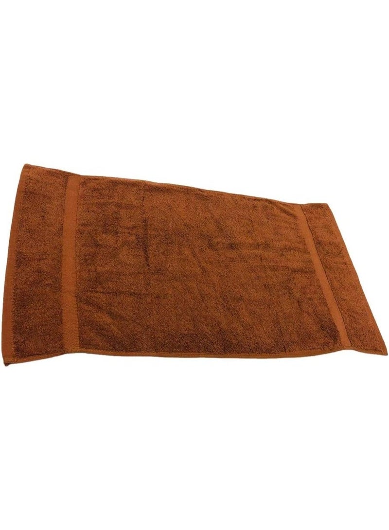 TM HOME 100% Natural Cotton Towel 120*60– Brown Color – Ultra-Soft, Highly Absorbent & Hotel-Grade Luxury Quality - Image 2