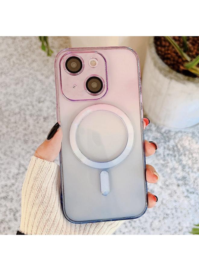 S-TOP Case For iPhone 13 MagSafe Magnetic TPU + Acrylic Gradient Color Phone Case - Image 1