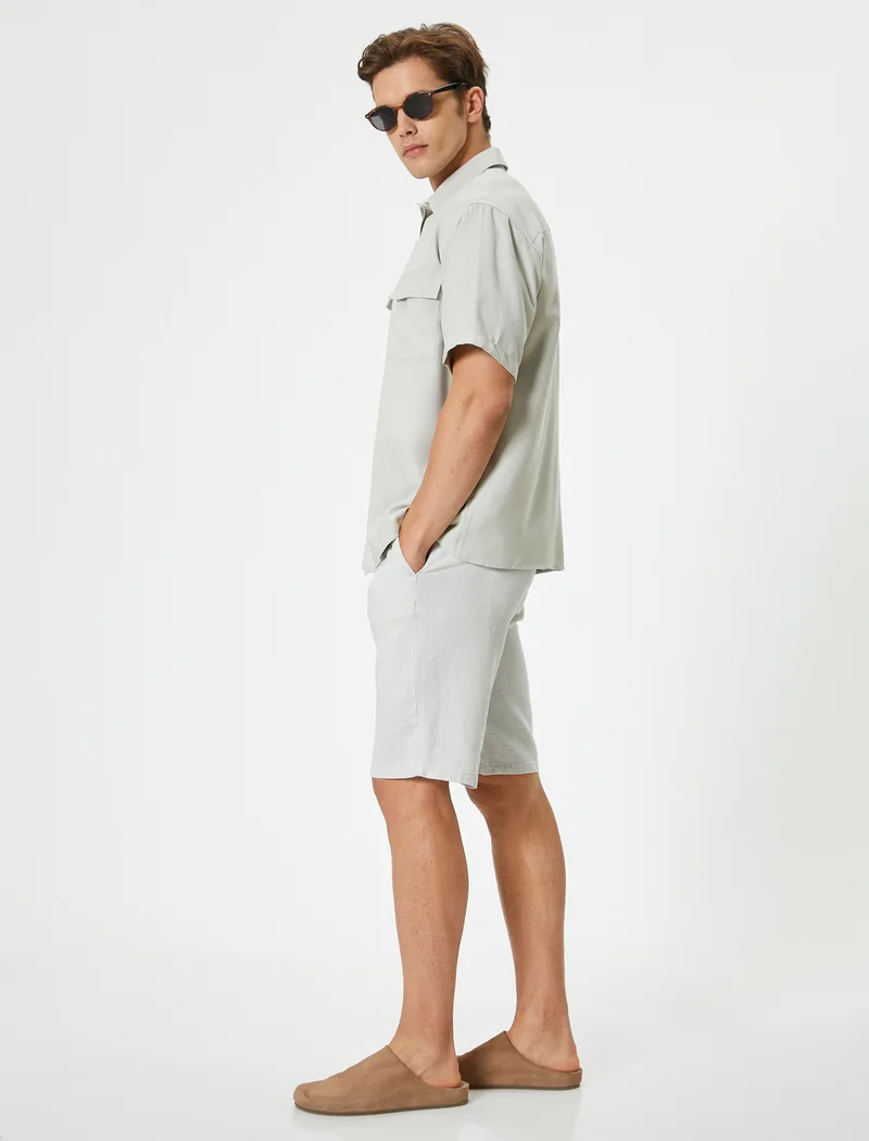 كوتون Bermuda Shorts