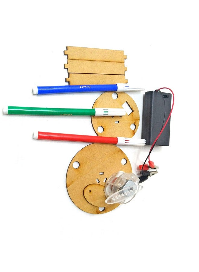 StepsToDo StepsToDo Make Doodling Robot | Vibrating Robot Science Kit | Make Art Making Vibrating Robot | Scribbling Robot Making Kit | Science Activity Kit | DIY Activity Kit. STEM Learning Kit (Multicolour).  - Image 3