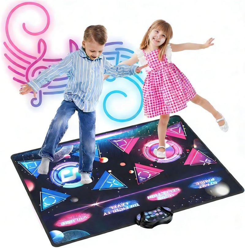 Kids Dance Mat Music Electronic Dance Pad 8 Game Modes Dual Player Interactive Game Quiet for Boys and Girls Birthday Gift - Image 4