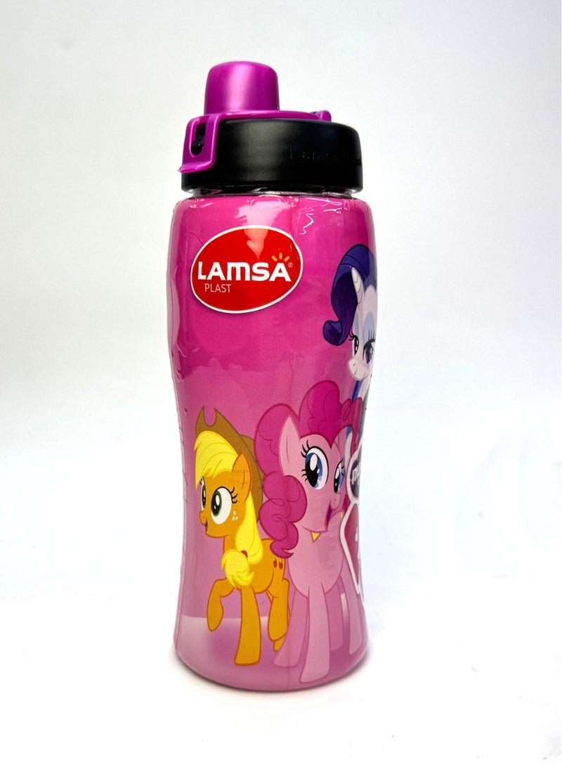 Lamsa Plast Lunch Box with Spoon & Fork and Bottle - Image 3