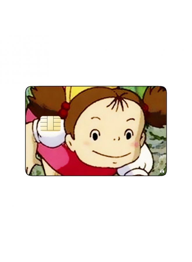 RKN PRINTED BANK CARD STICKER Mei From My Neighbour Totoro Anime - Image 1