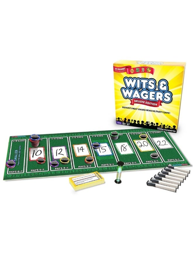 North Star Games Wits Wagers Deluxe Board Game by North Star Games Award Winning Trivia Game 4 Players Ultimate Party Game for Family Teens and Adults - Image 3