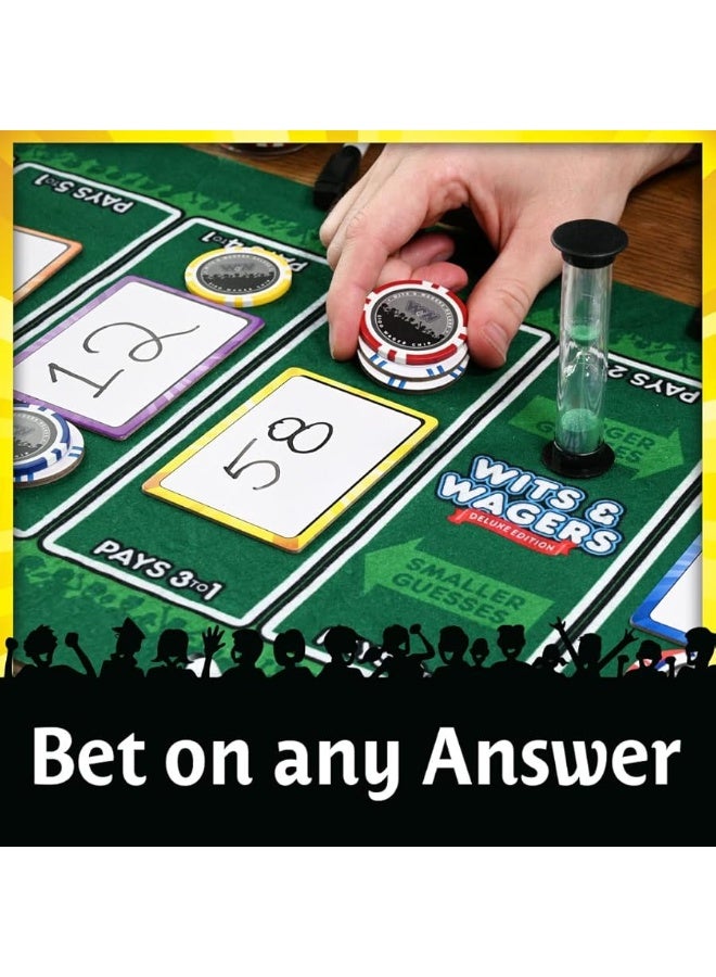 North Star Games Wits Wagers Deluxe Board Game by North Star Games Award Winning Trivia Game 4 Players Ultimate Party Game for Family Teens and Adults - Image 1