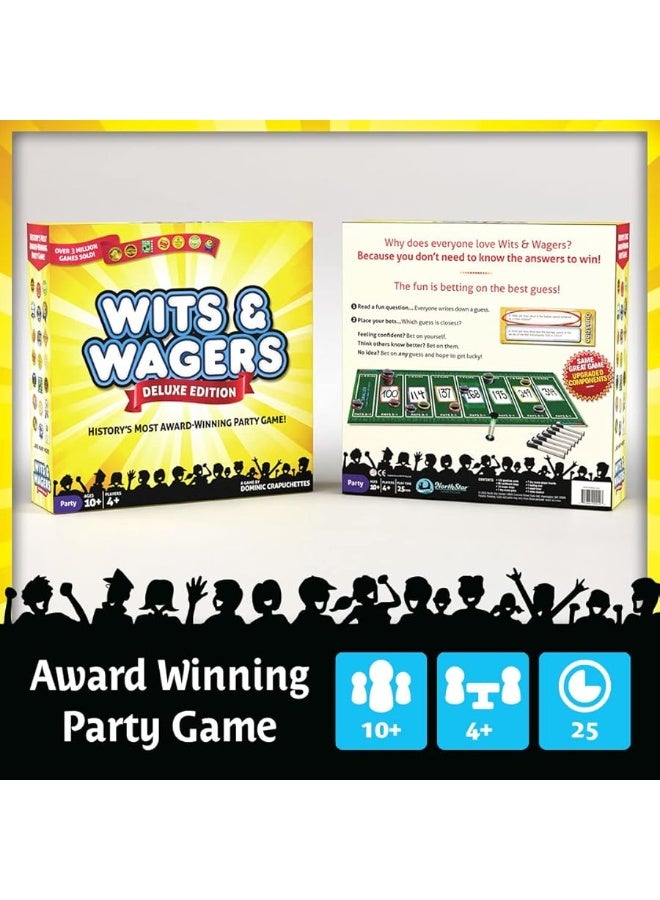 North Star Games Wits Wagers Deluxe Board Game by North Star Games Award Winning Trivia Game 4 Players Ultimate Party Game for Family Teens and Adults - Image 5