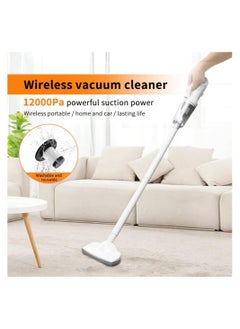SUITU 4 in 1 Lightweight Silent Vacuum Cleaner with LED Light Cordless Vacuum Cleaner, 120W/12000PA Powerful Suction Stick Vacuum Cleaner  - Image 5