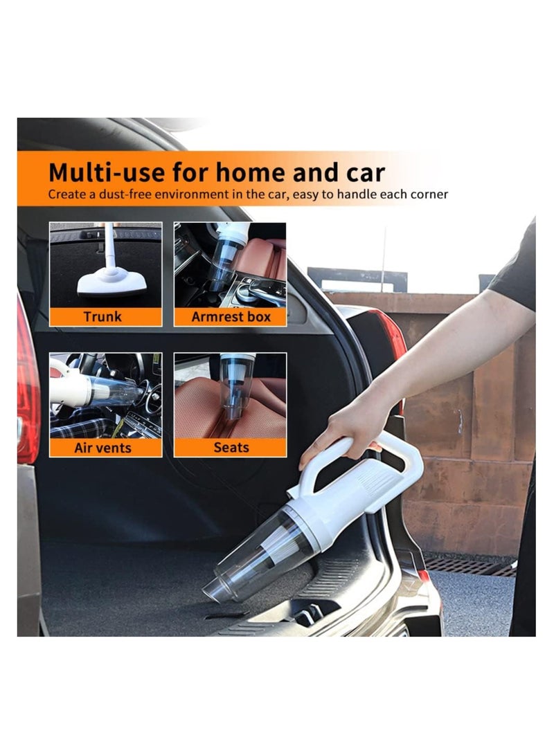 SUITU مكنسة كهربائية لاسلكية، 120 واط/12000 باسكال، مكنسة كهربائية قوية مع بطارية قابلة للفصل لمدة 30 دقيقة، مكنسة كهربائية 4 في 1 خفيفة الوزن وهادئة - Image 3