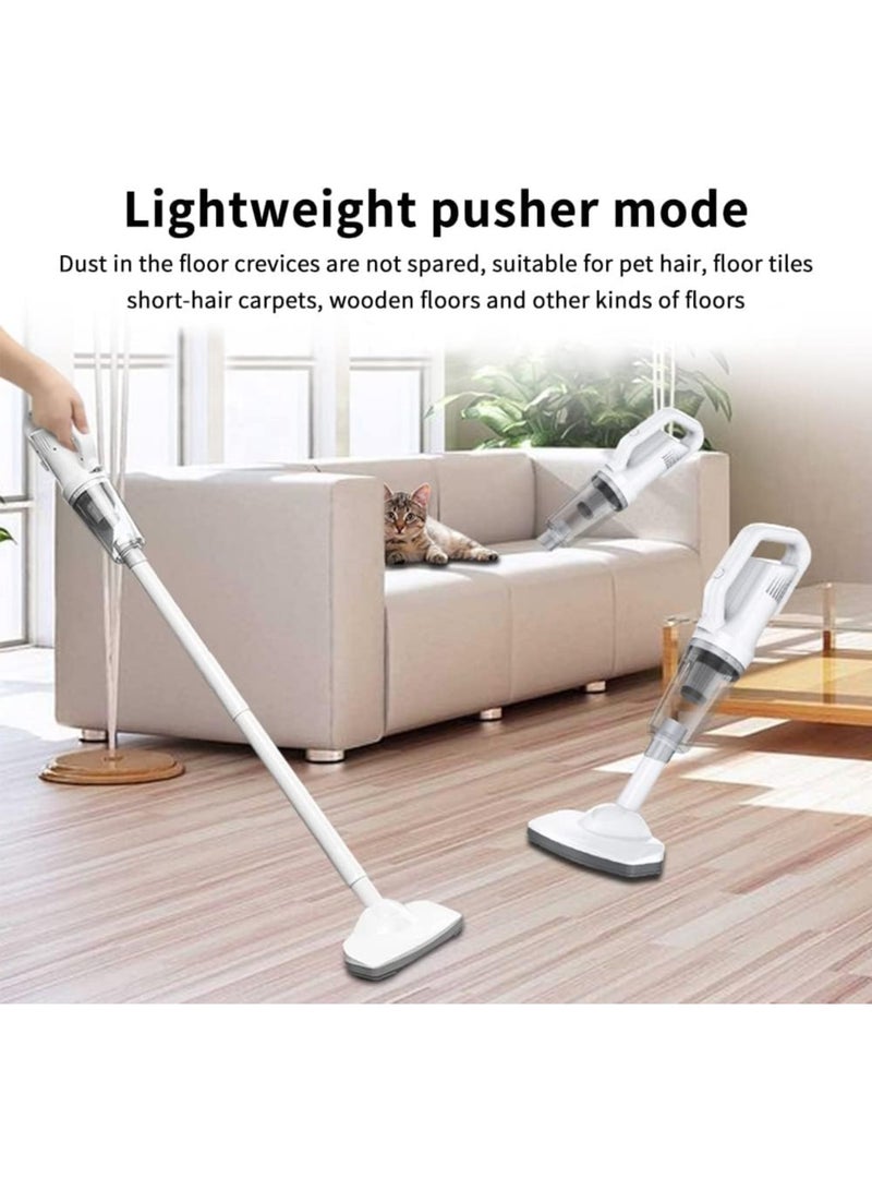 SUITU مكنسة كهربائية لاسلكية، 120 واط/12000 باسكال، مكنسة كهربائية قوية مع بطارية قابلة للفصل لمدة 30 دقيقة، مكنسة كهربائية 4 في 1 خفيفة الوزن وهادئة - Image 4