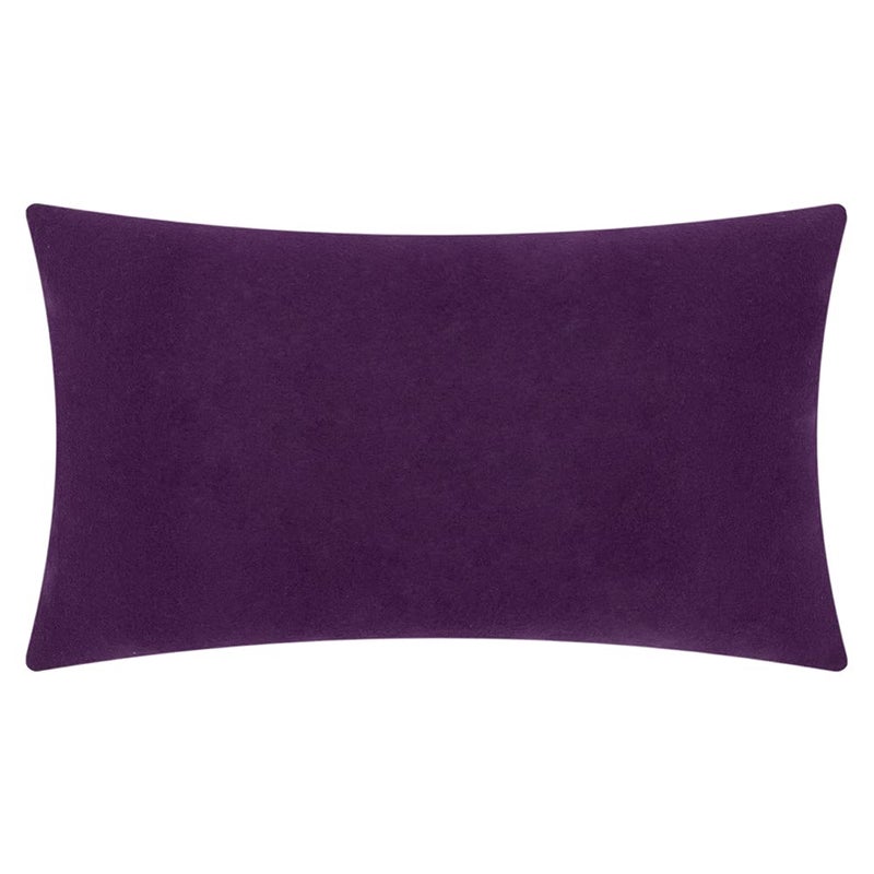 Kingrose 3D مصنوعة يدويًا وسادة رمي الرمي تغطي حالات وسادة زخرفية مستطيل لأريكة كرسي الأريكة 12 × 20 بوصة أرجواني - Image 2