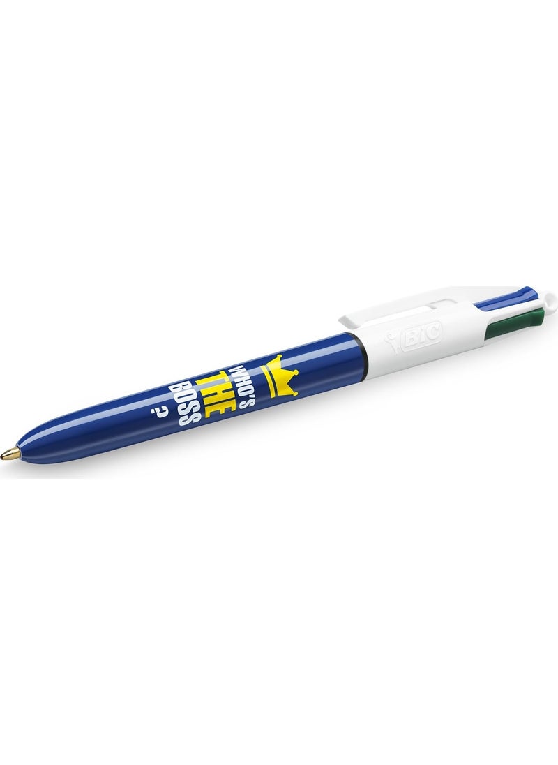 Bic Ballpoint Pen 4 Colors in One Messages Body  - Image 2