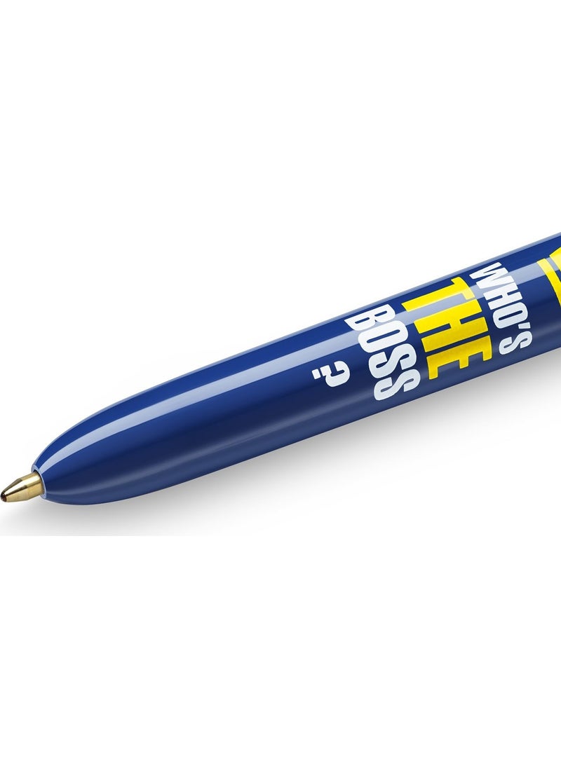 Bic Ballpoint Pen 4 Colors in One Messages Body  - Image 3