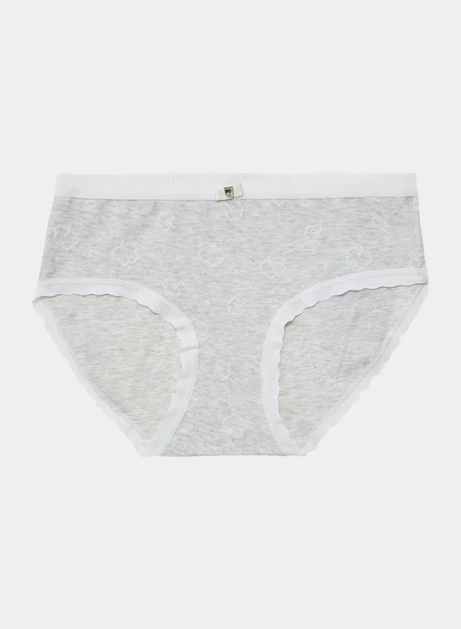 Styli Styli Pack of 2 - Girls Contrast Trim Briefs