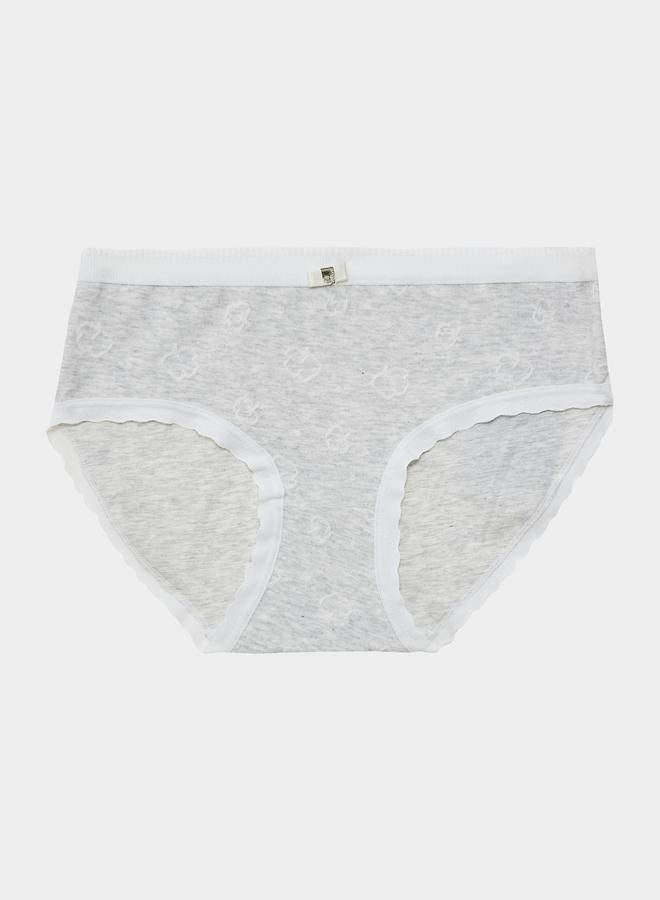 Styli Pack Of 2 - Girls Contrast Trim Briefs - Image 2