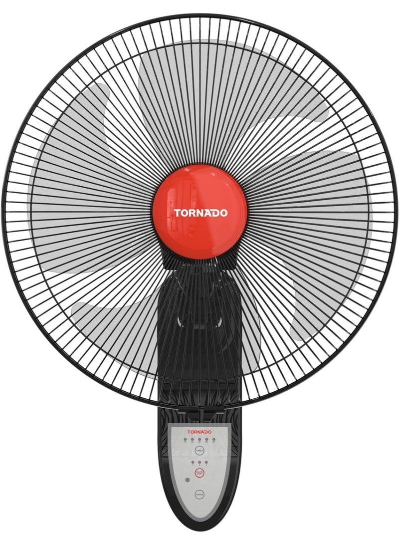 Tornado 16-Inch Wall Fan with Remote Control and Timer - Image 1