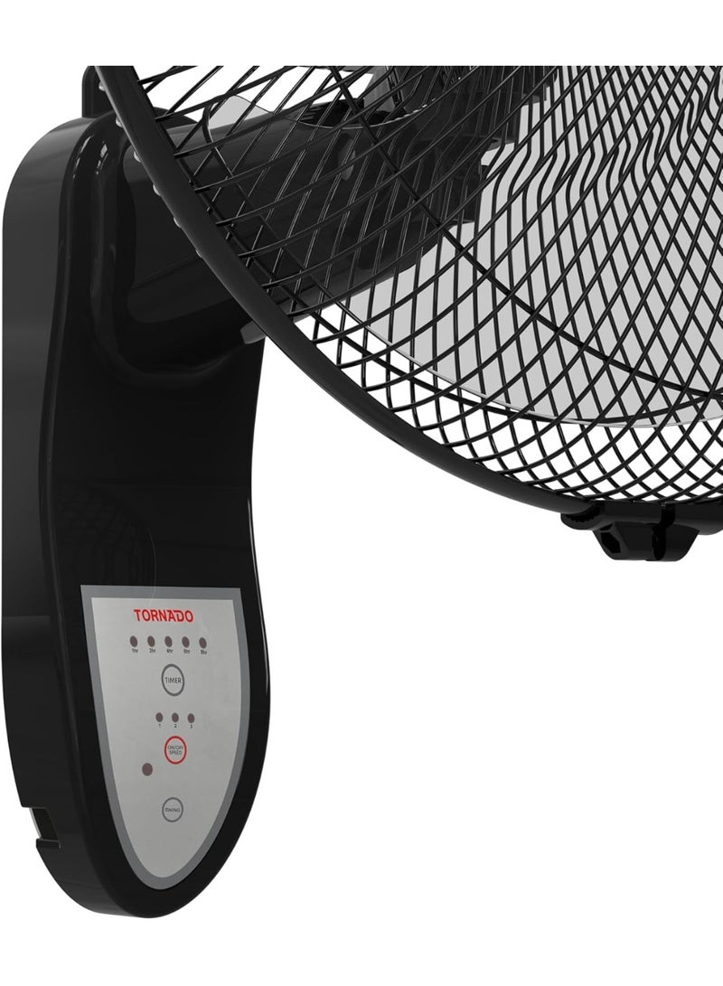 Tornado 16-Inch Wall Fan with Remote Control and Timer - Image 5
